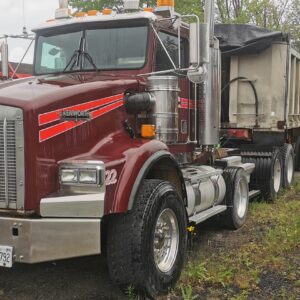2000 Kenworth T800 Tri Axle Float Tractor